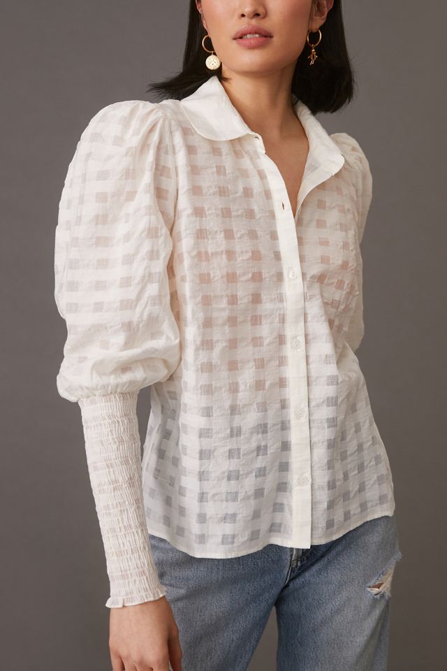 Maeve Smock Sleeve Camicetta #5