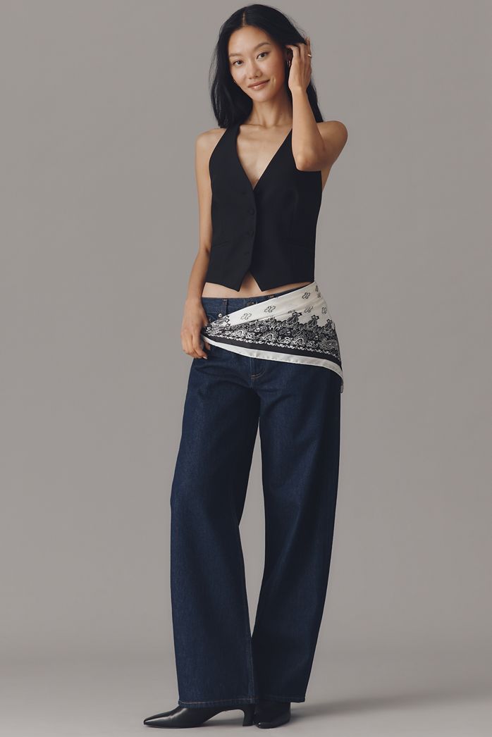 By Anthropologie Buttondown Halter Vest