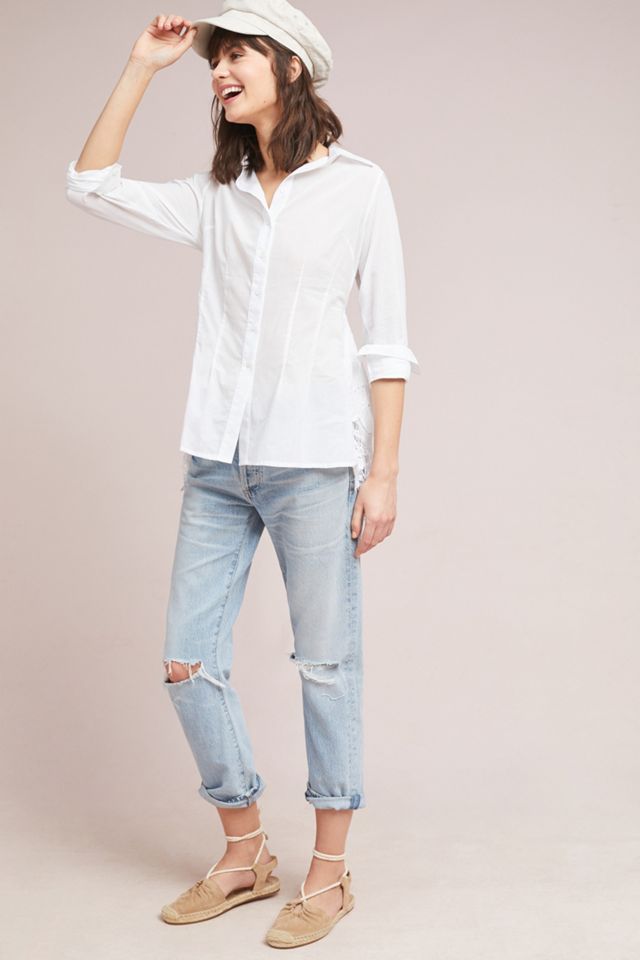 Leila Eyelet Buttondown #2