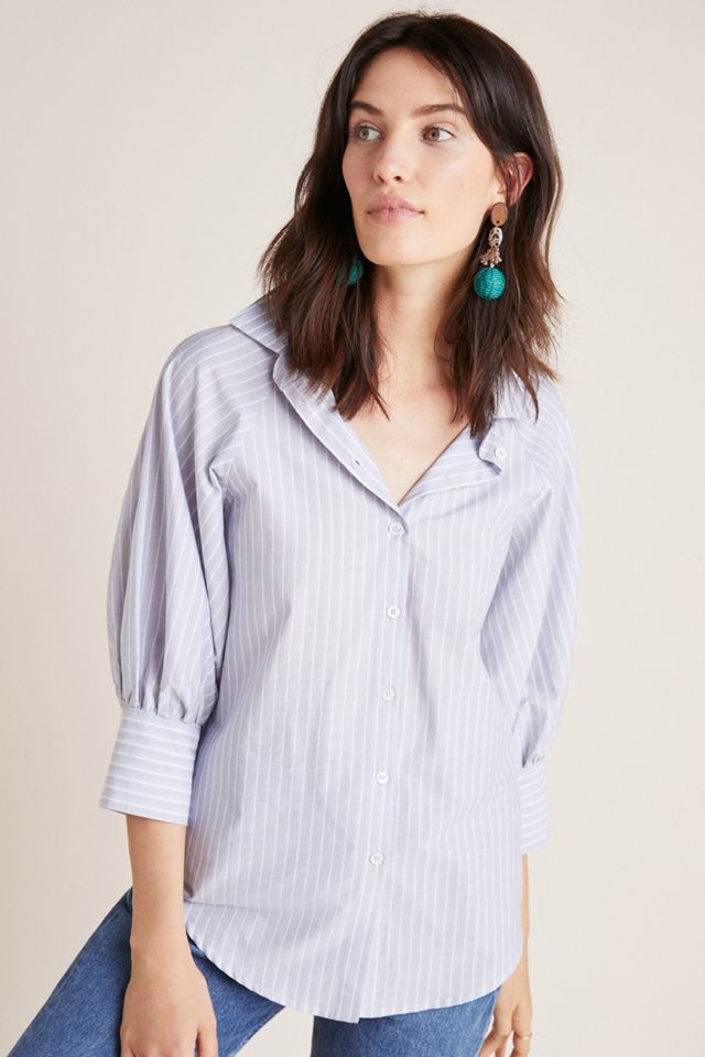 Puff-Sleeved Buttondown #2
