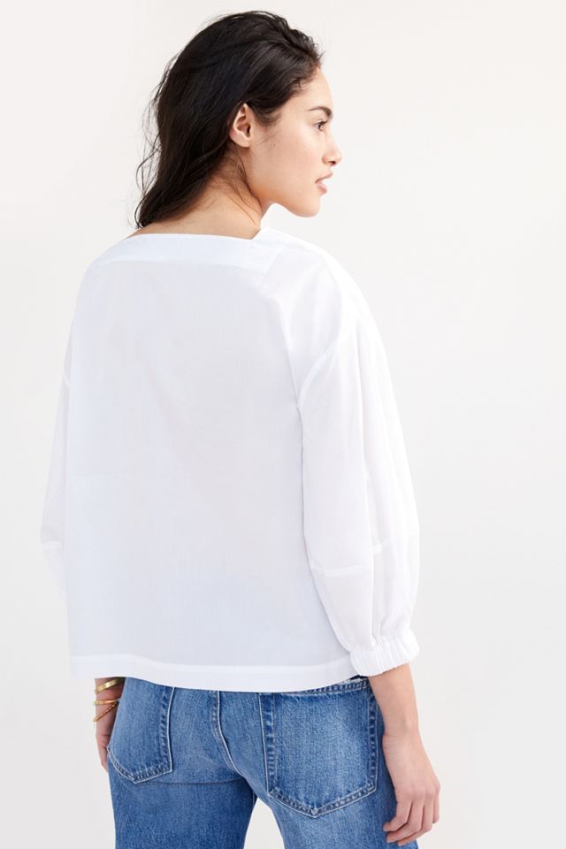 Puff-Sleeved Buttondown #2