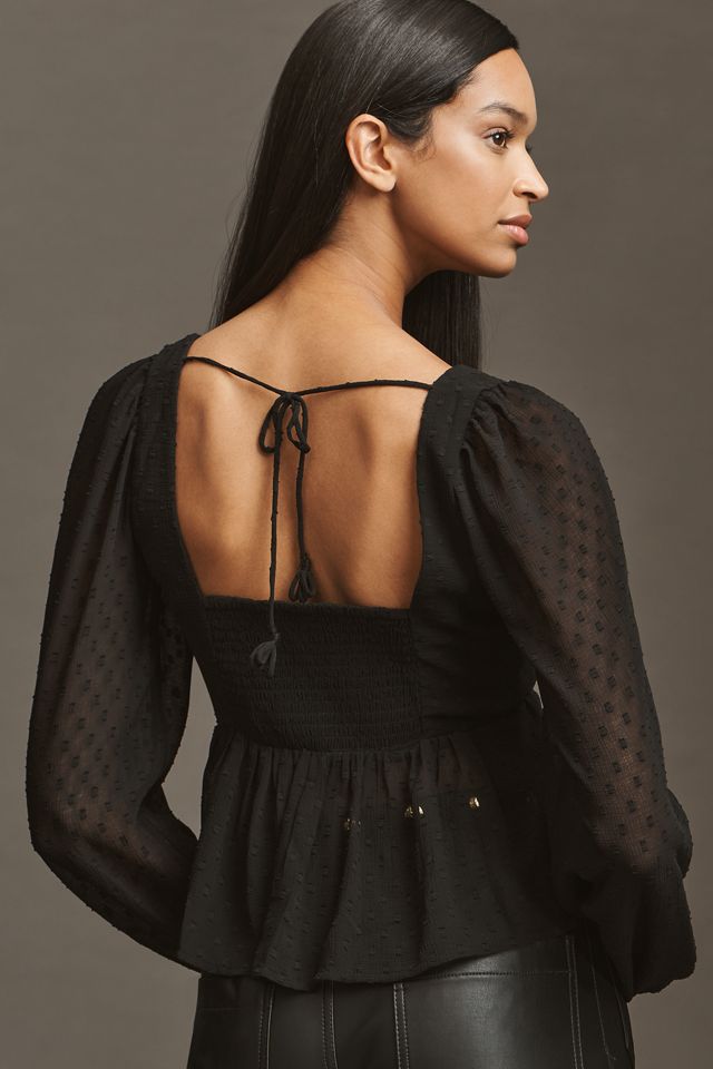 By Anthropologie Peplum Blouse #2
