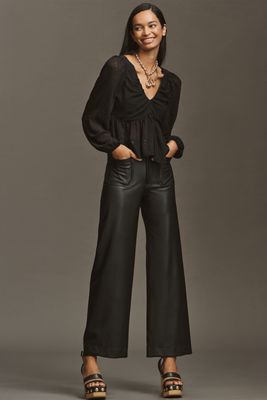 By Anthropologie Peplum Blouse