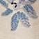 Ivory &  Blue Floral