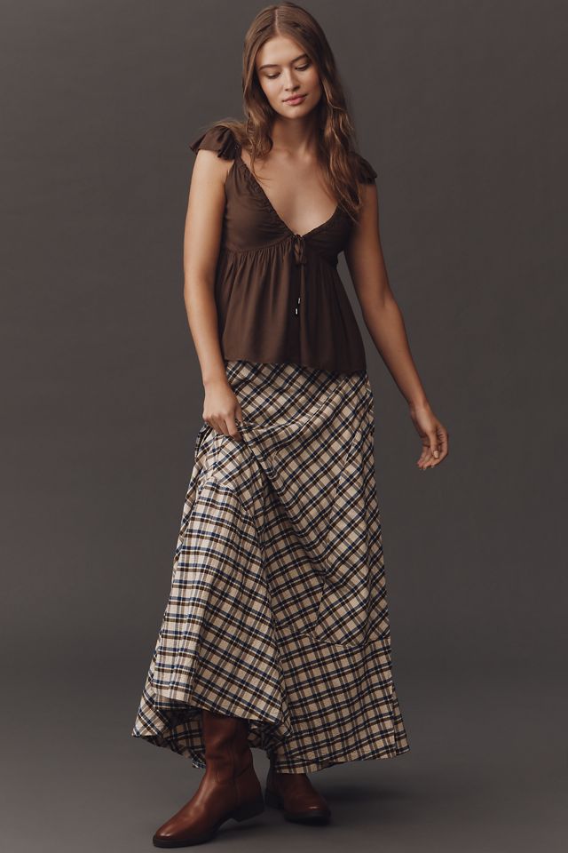 By Anthropologie Scoop-Neck Ruffle Top #2