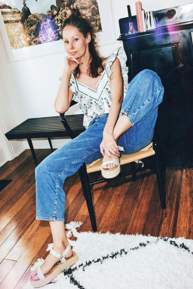 Larkspur Ruffled Blouse | Anthropologie