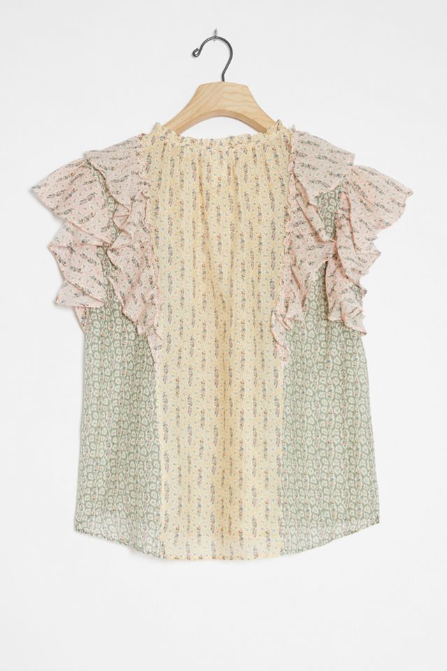 Pascale Ruffled Blouse #1