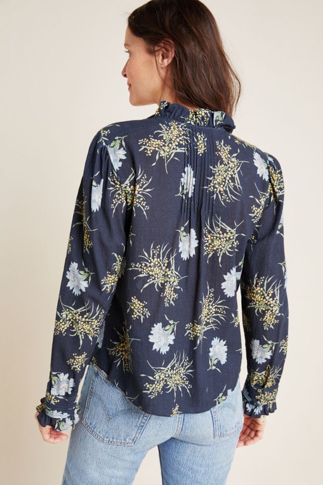 Jasmine Pintucked Blouse #1