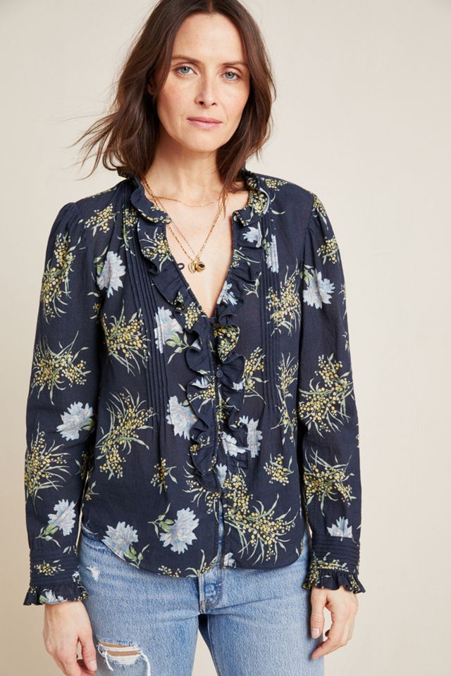 Jasmine Pintucked Blouse #2