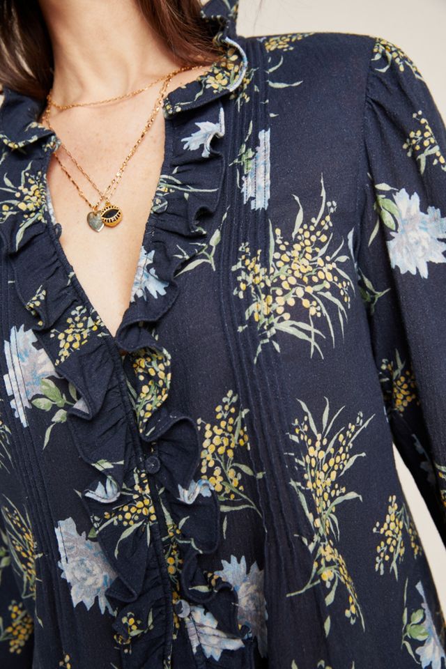 Jasmine Pintucked Blouse #3