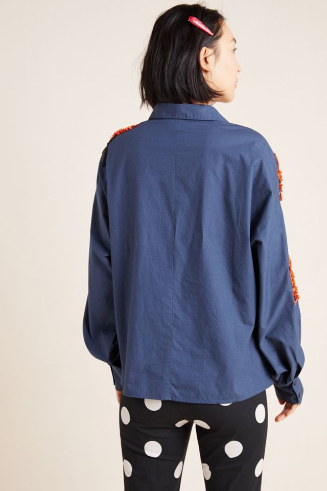 Skylar Beaded Buttondown #1