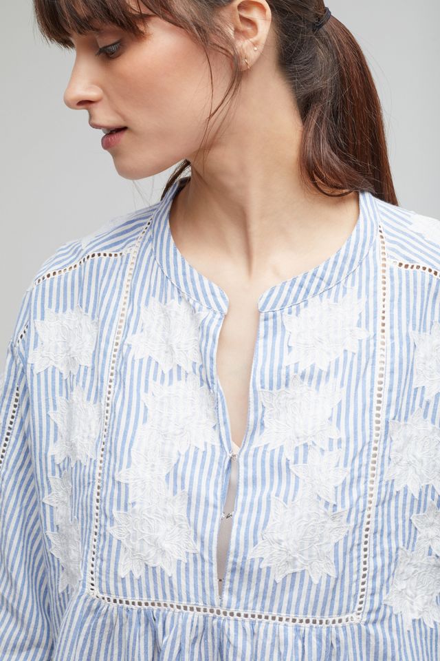 Isabelle Folklore-Bluse mit Blumenstickerei #3