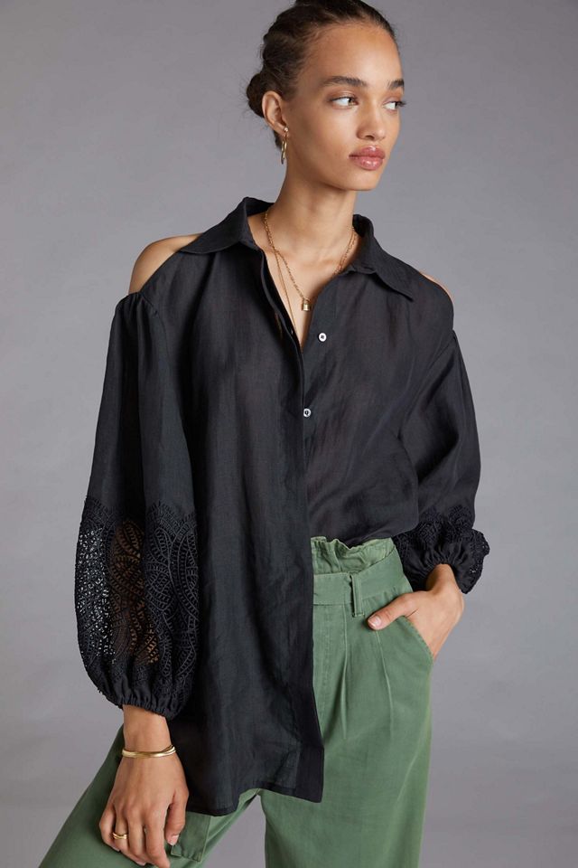 Open-Shoulder Blouse #1