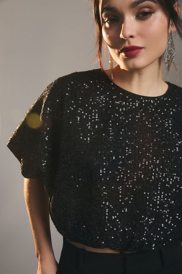 Endless Rose Sequin Bubble Top #3