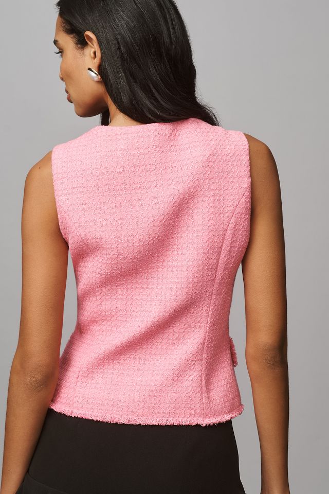 Endless Rose Tweed Vest Tank Anthropologie