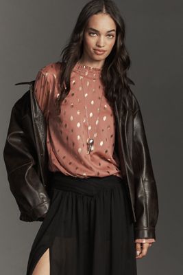 Endless Rose Polka Dot Chiffon Blouse