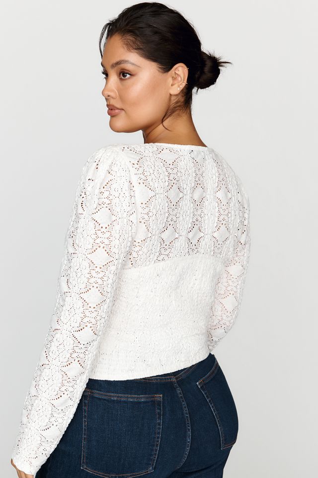 Endless Rose Lace Square Neck Blouse #3