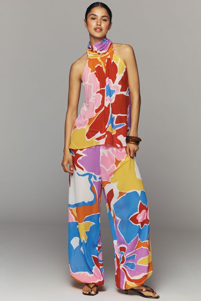 S/W/F High-Neck Flare Top #2