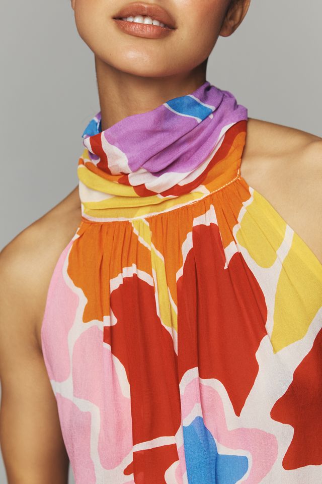 S/W/F High-Neck Flare Top #3