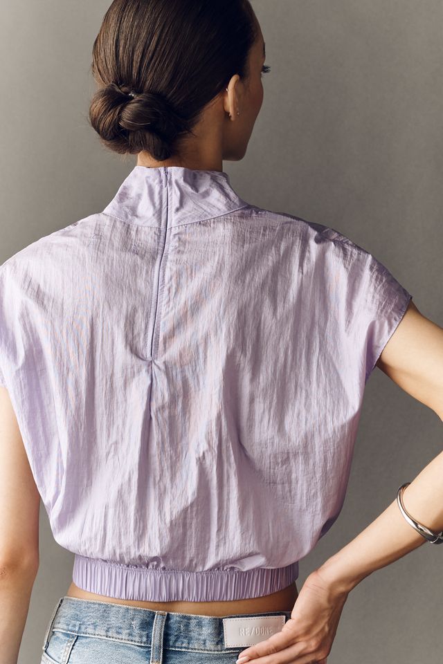 S/W/F Funnel-Neck Crop Top #2