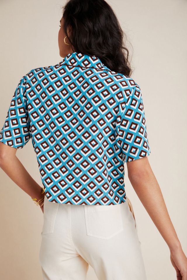 Diane von Furstenberg Cheryl Silk Blouse #2