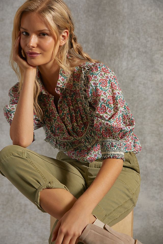 Annie Puff-Sleeved Blouse | Anthropologie