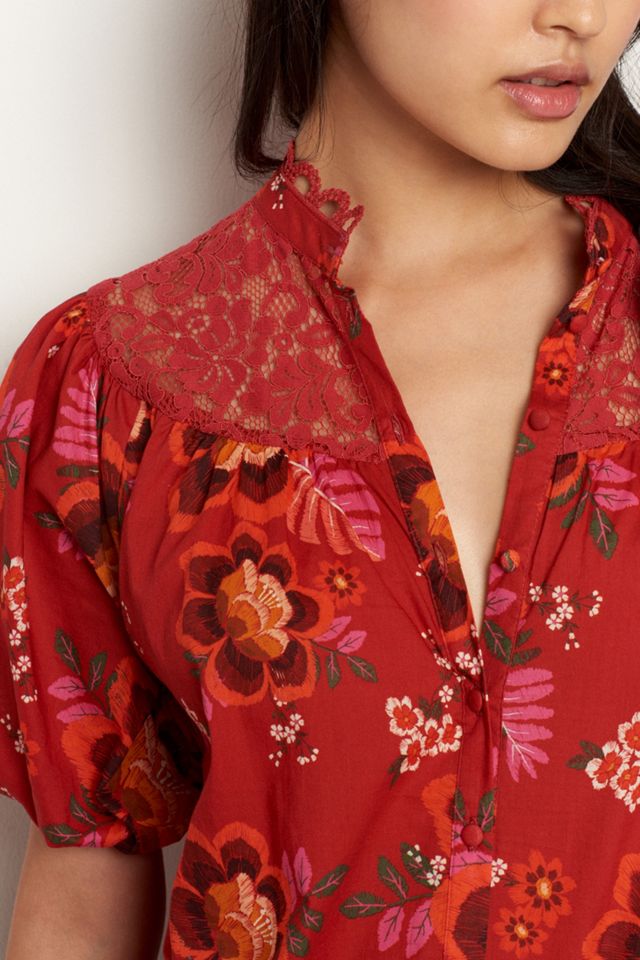 Farm Rio Giustina Lace Blouse #2
