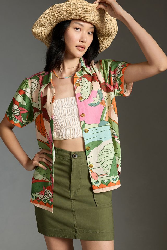Farm Rio Surf Buttondown