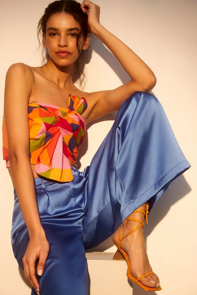 Farm x Anthropologie Strapless Blouse #1