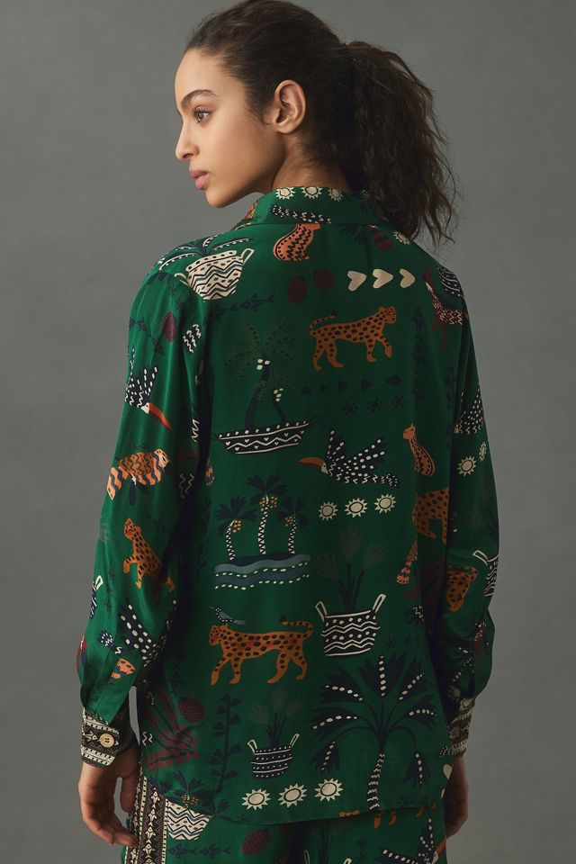 Farm Rio Classic Buttondown Shirt #2