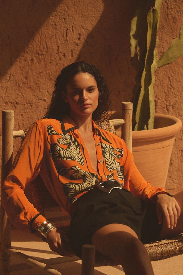 Farm Rio Classic Buttondown Shirt #2