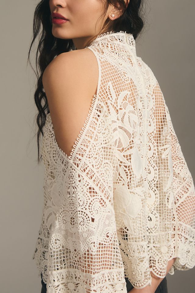 Blusa Farm x Anthropologie Guipure #1