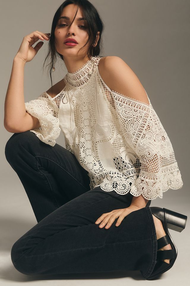 Blusa Farm x Anthropologie Guipure #2