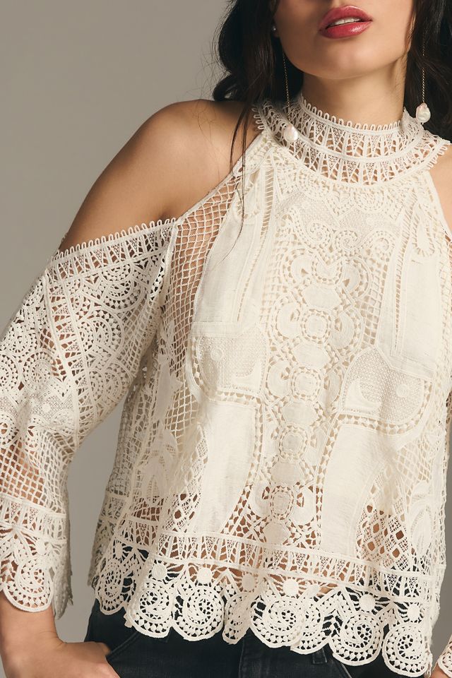 Blusa Farm x Anthropologie Guipure #3