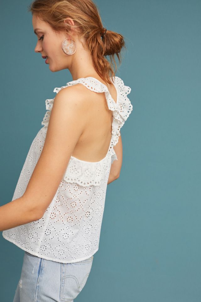 Leona Eyelet Top #2
