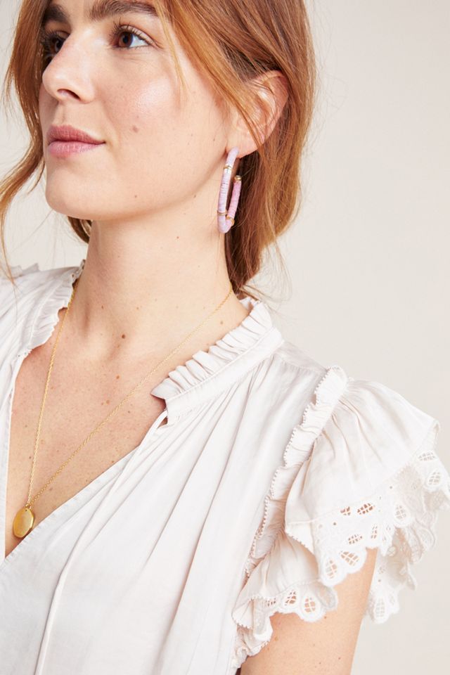 Ruffled Satin Blouse #2