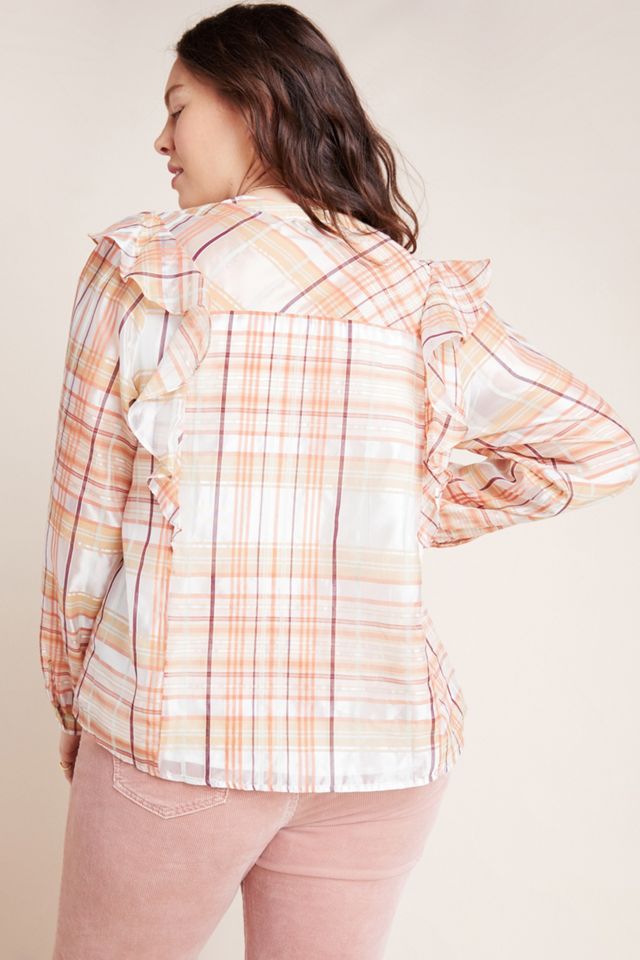 Polly Ruffled Peasant Blouse #5