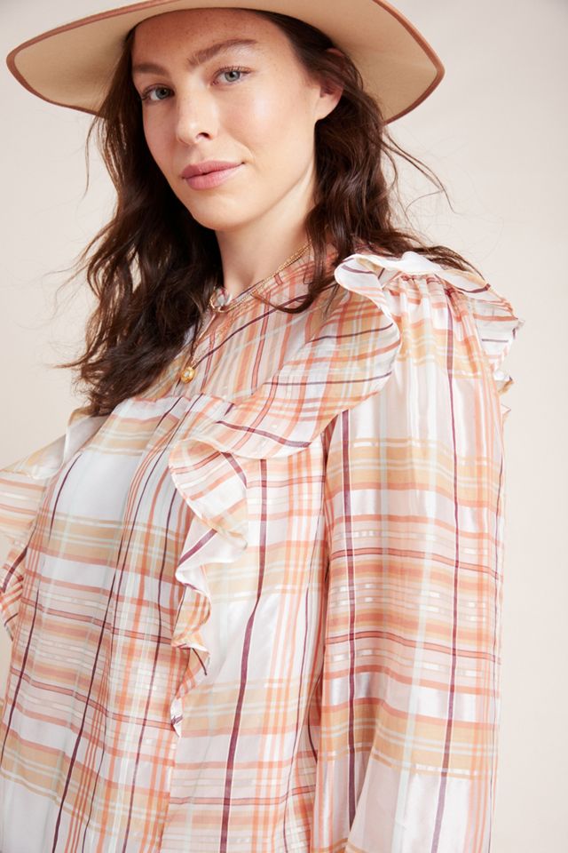 Polly Ruffled Peasant Blouse #6