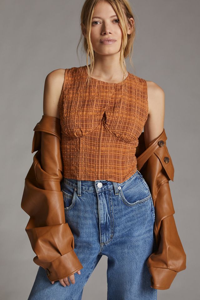 Seamed Corset Blouse