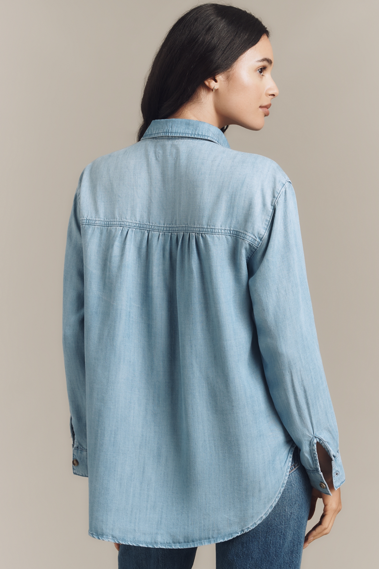 The Hadley Relaxed Buttondown Shirt by Pilcro