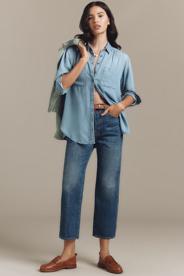 The Hadley Relaxed Buttondown Shirt by Pilcro #2