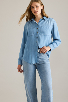 The Hadley Relaxed Buttondown Shirt by Pilcro