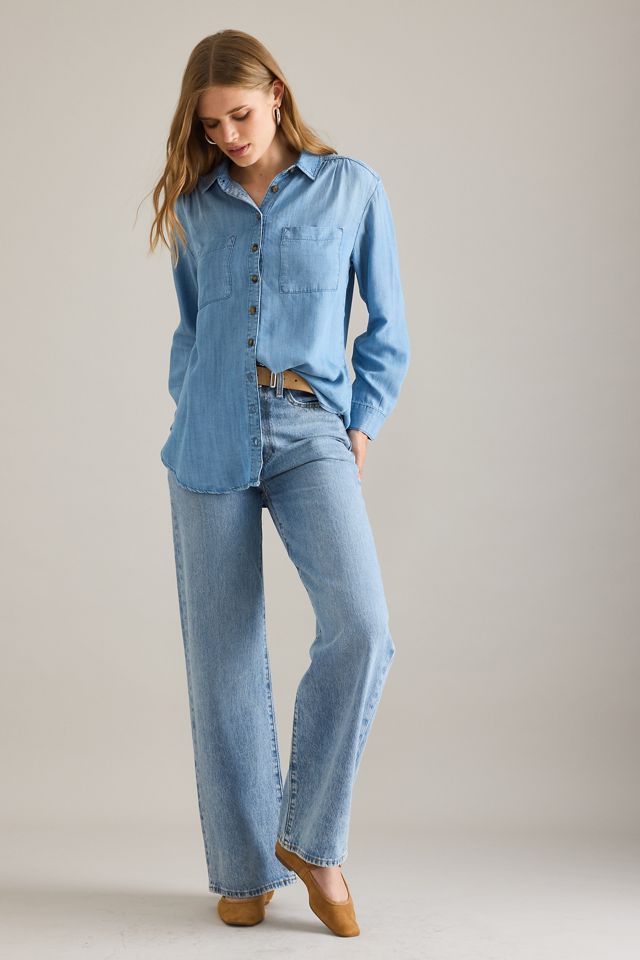 La Camicia Abbottonata Rilassata Hadley di Pilcro #2