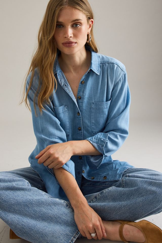 La Camicia Abbottonata Rilassata Hadley di Pilcro #5