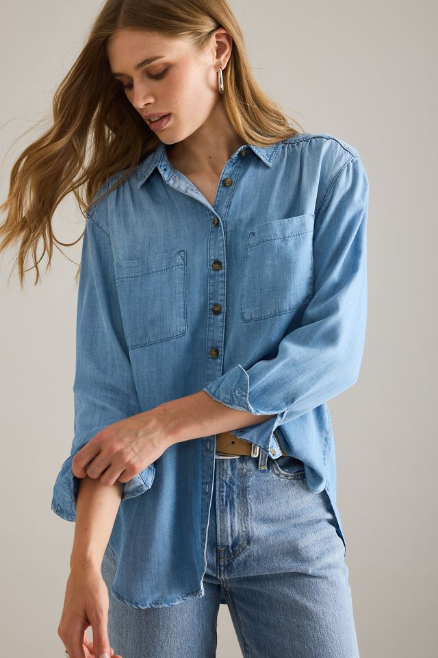 La Camicia Abbottonata Rilassata Hadley di Pilcro #3