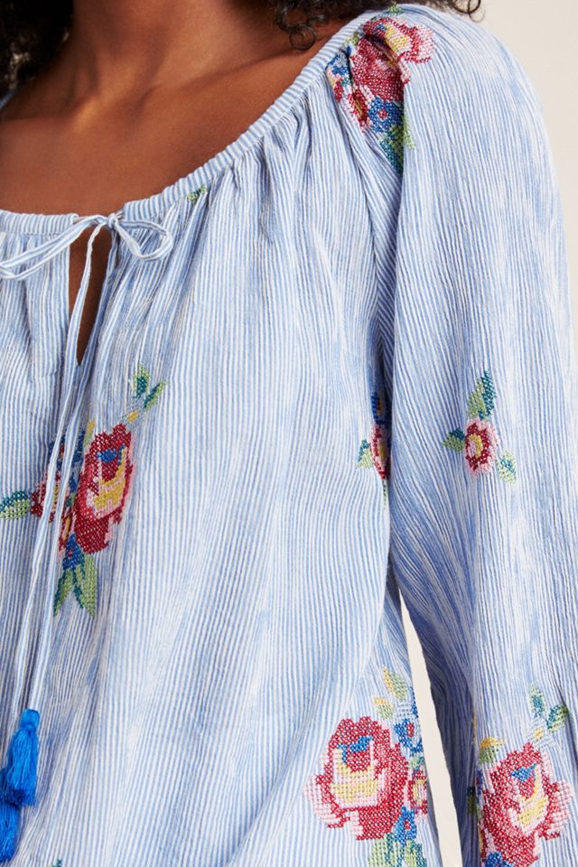 Floral Peasant Blouse | Anthropologie