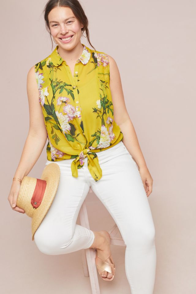 Duchess Sleeveless Buttondown #4