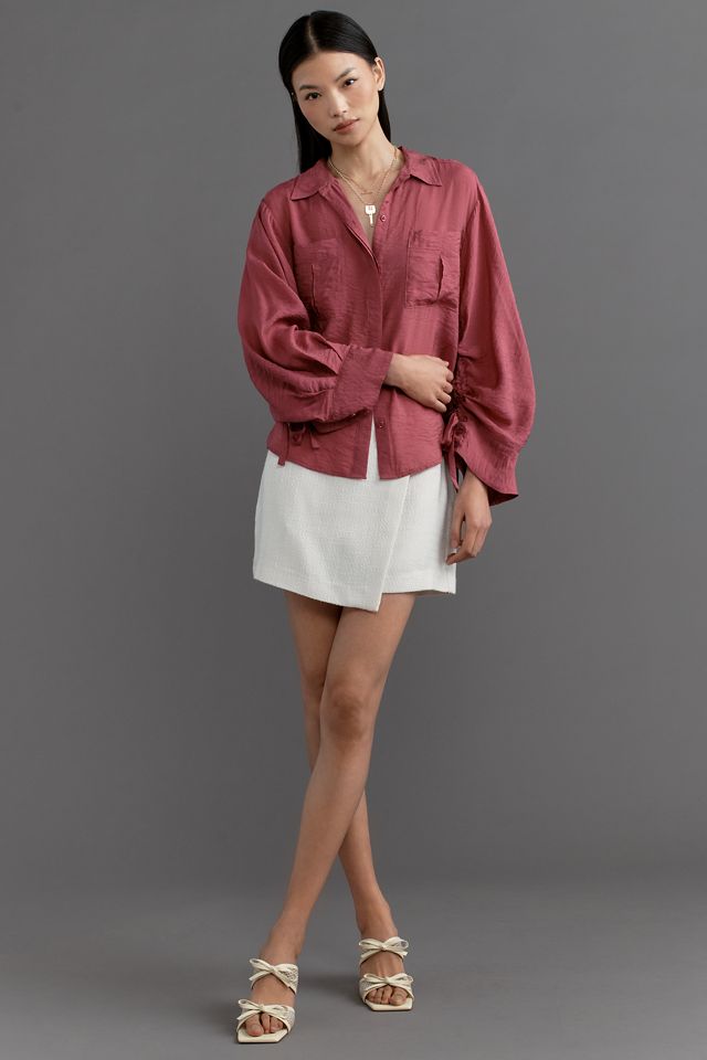 Camicia Trasparente con Maniche Arricciate By Anthropologie #2
