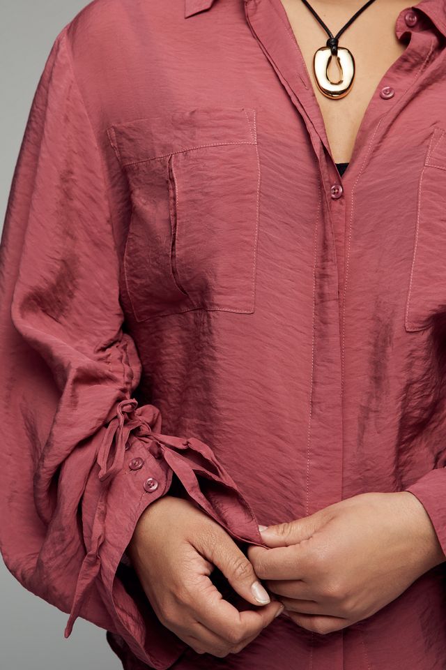 Camicia Trasparente con Maniche Arricciate By Anthropologie #5