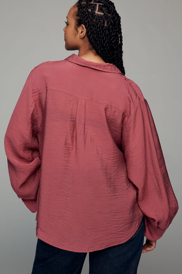 Camicia Trasparente con Maniche Arricciate By Anthropologie #6
